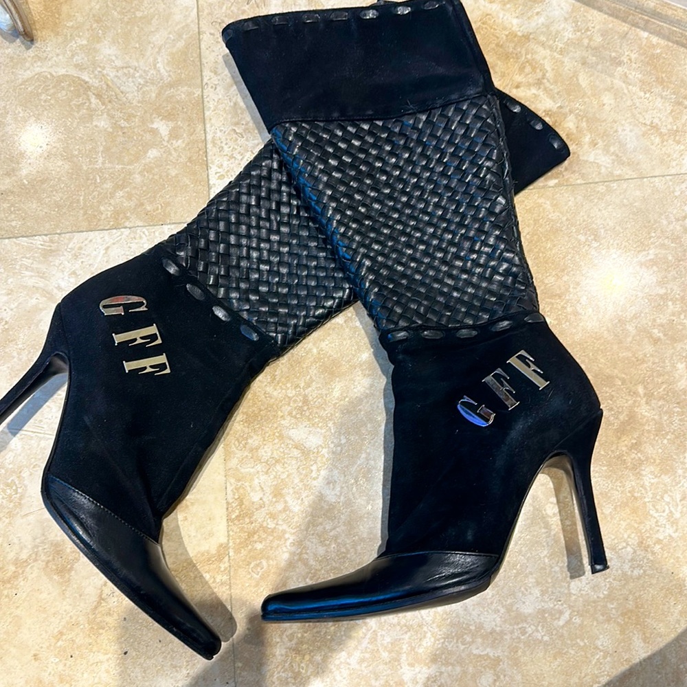 Vintage Giancfranco Ferre knee high boots